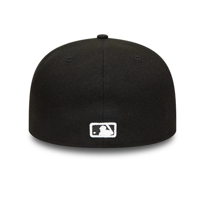 This is a San Diego Padres MLB Black and White 59FIFTY Fitted Cap 3