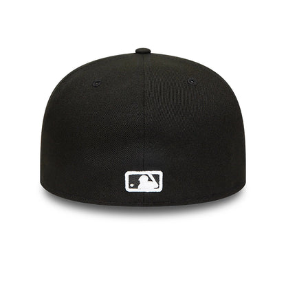 This is a San Diego Padres MLB Black and White 59FIFTY Fitted Cap 3