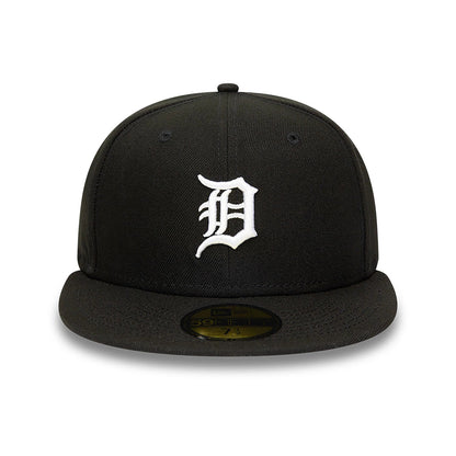 This is a Detroit Tigers MLB Black and White 59FIFTY Fitted Cap 6