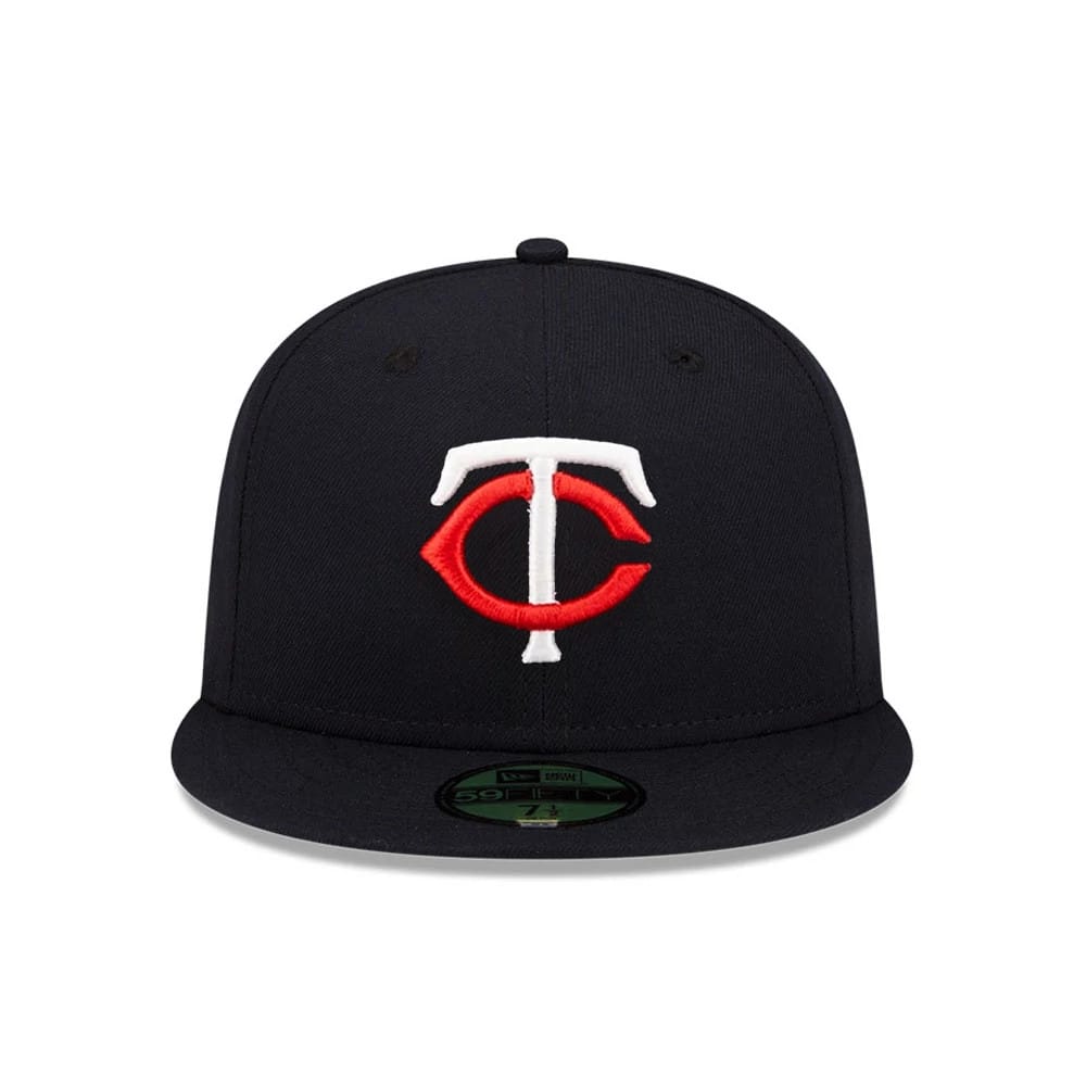 This is a Minnesota Twins MLB Authentic On Field Navy 59FIFTY Fitted Cap 2