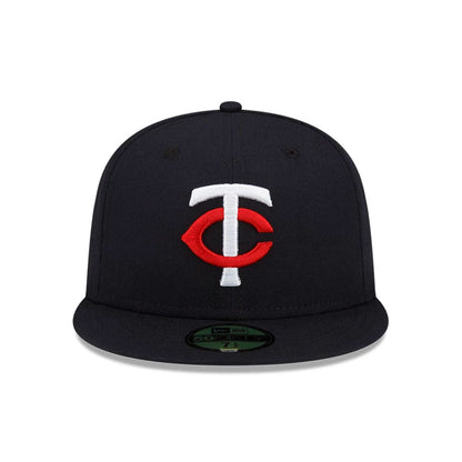 This is a Minnesota Twins MLB Authentic On Field Navy 59FIFTY Fitted Cap 2