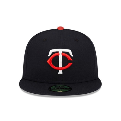 This is a Minnesota Twins MLB Authentic On Field Navy 59FIFTY Fitted Cap 2