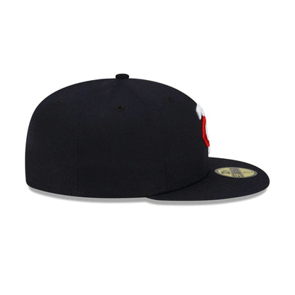 This is a Minnesota Twins MLB Authentic On Field Navy 59FIFTY Fitted Cap 5