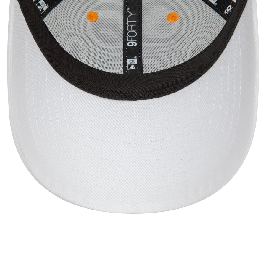 This is a McLaren Automotive Contrast Piping White 9FORTY Adjustable Cap 5