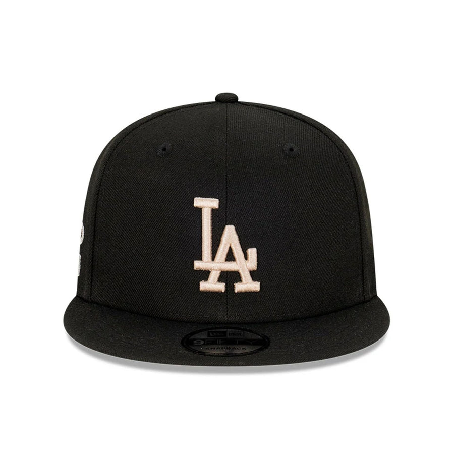 This is a LA Dodgers World Series Black 9FIFTY Snapback Cap 3