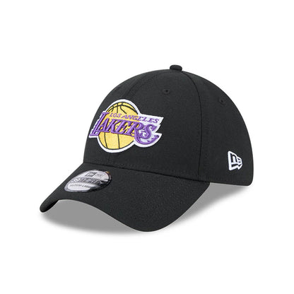 Pictured is this NBA Evergreen LA Lakers 39THIRTY Stretch Fit cap in black. 1