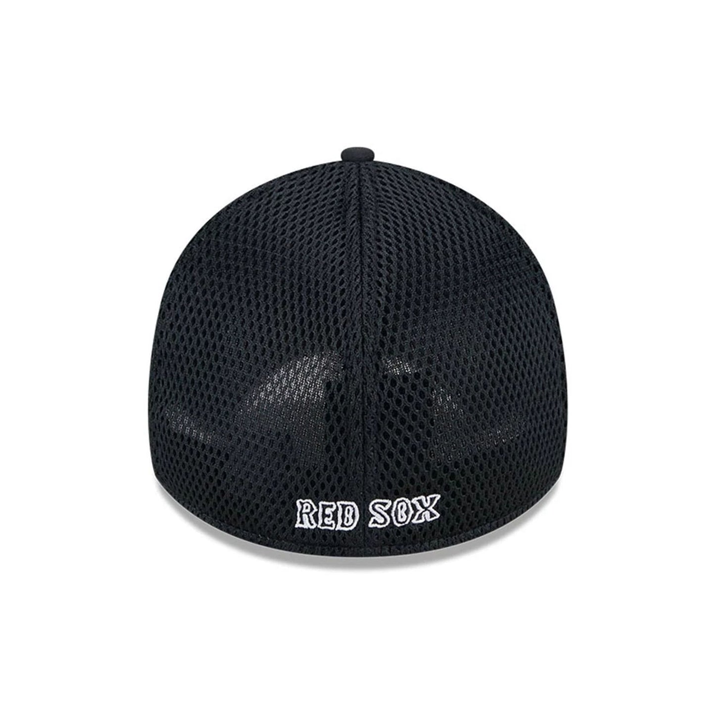 Pictured is this MLB Evergreen Neo Boston Red Sox 39THIRTY Stretch Fit cap in black. 2