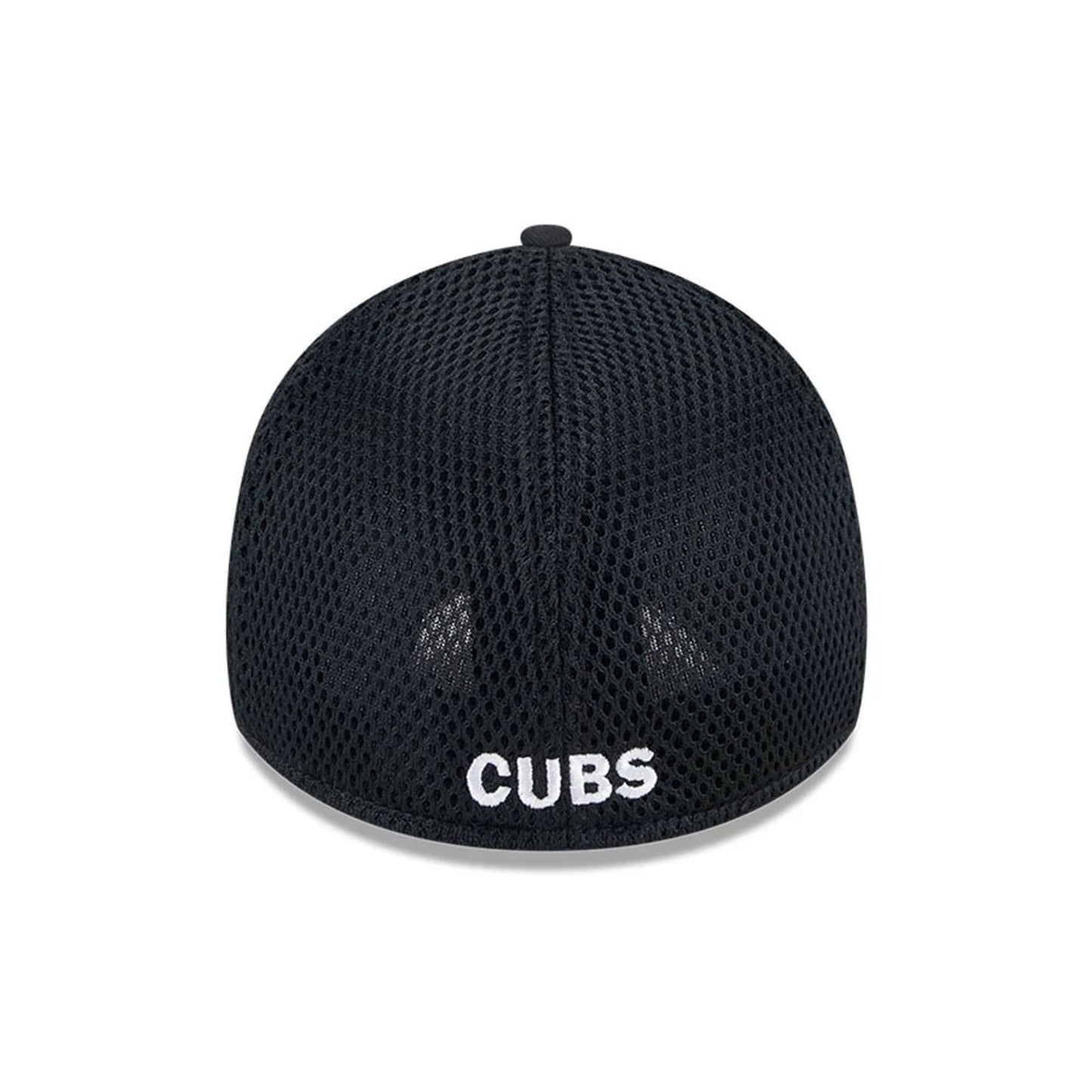 Pictured is this MLB Evergreen Neo Chicago Cubs 39THIRTY Stretch Fit cap in black. 2