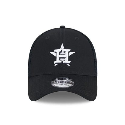 Pictured is this MLB Evergreen Neo Houston Astros 39THIRTY Stretch Fit cap in black. 3