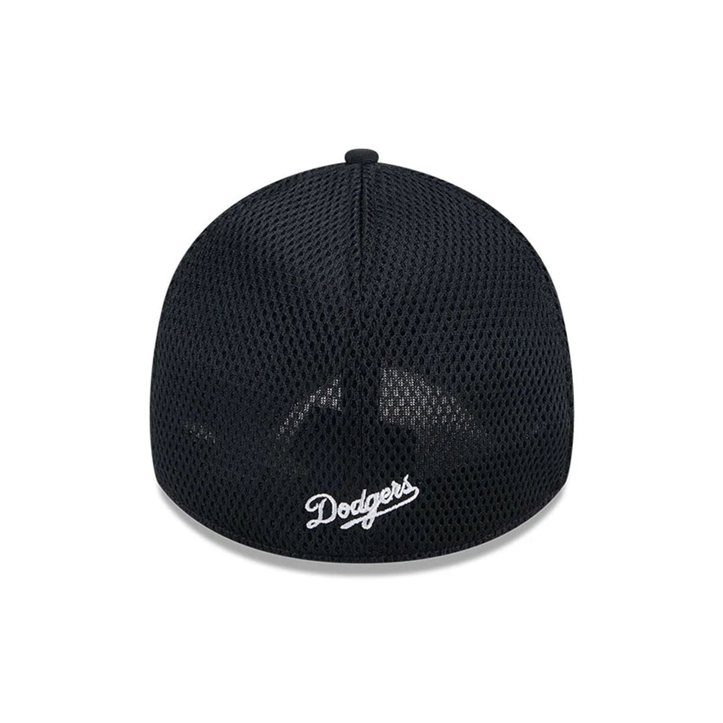 Pictured is this MLB Evergreen Neo LA Dodgers 39THIRTY Stretch Fit cap in black. 2