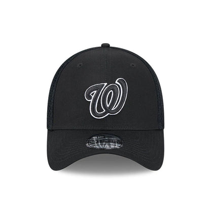 Pictured is this MLB Evergreen Neo Washington Nationals 39THIRTY Stretch Fit cap in black. 3