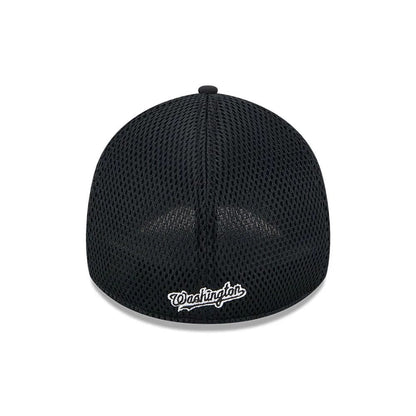 Pictured is this MLB Evergreen Neo Washington Nationals 39THIRTY Stretch Fit cap in black. 2