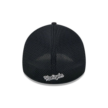 Pictured is this MLB Evergreen Neo Washington Nationals 39THIRTY Stretch Fit cap in black. 2