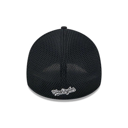 Pictured is this MLB Evergreen Neo Washington Nationals 39THIRTY Stretch Fit cap in black. 2