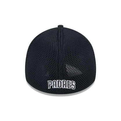 Pictured is this MLB Evergreen Neo San Diego Padres 39THIRTY Stretch Fit cap in black. 2