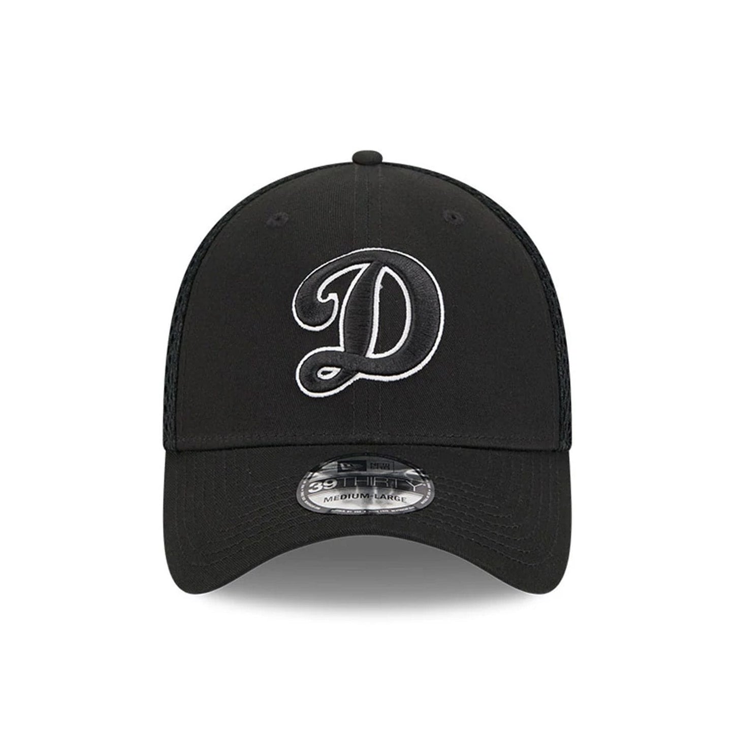 Pictured is this MLB Evergreen Neo LA Dodgers 39THIRTY Stretch Fit cap in black. 3