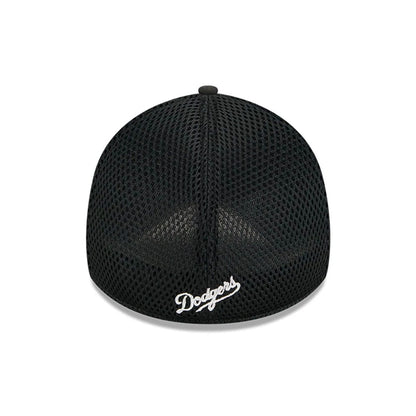 Pictured is this MLB Evergreen Neo LA Dodgers 39THIRTY Stretch Fit cap in black. 2