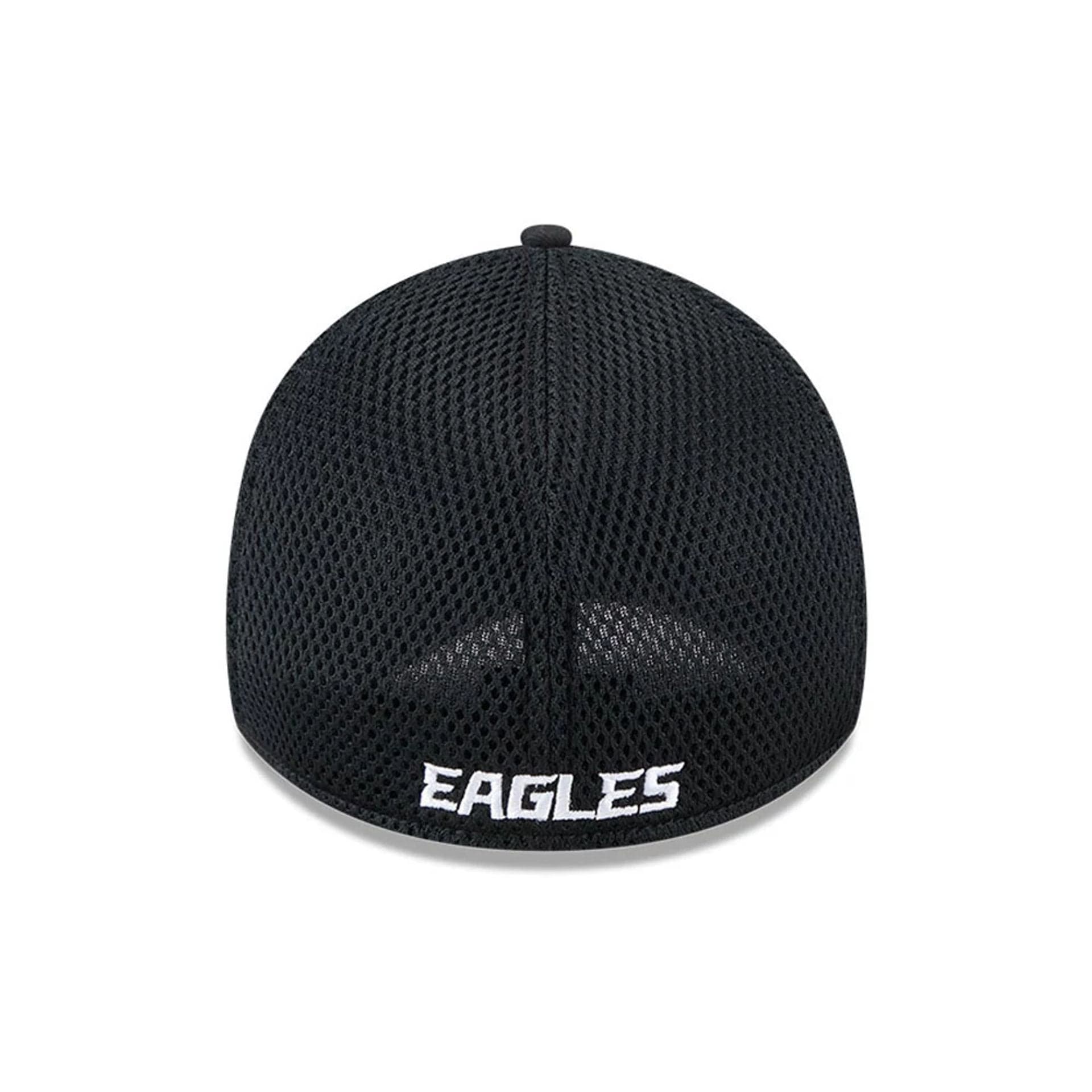 Pictured is this NFL Evergreen Neo Philadelphia Eagles 39THIRTY Stretch Fit cap in black. 2