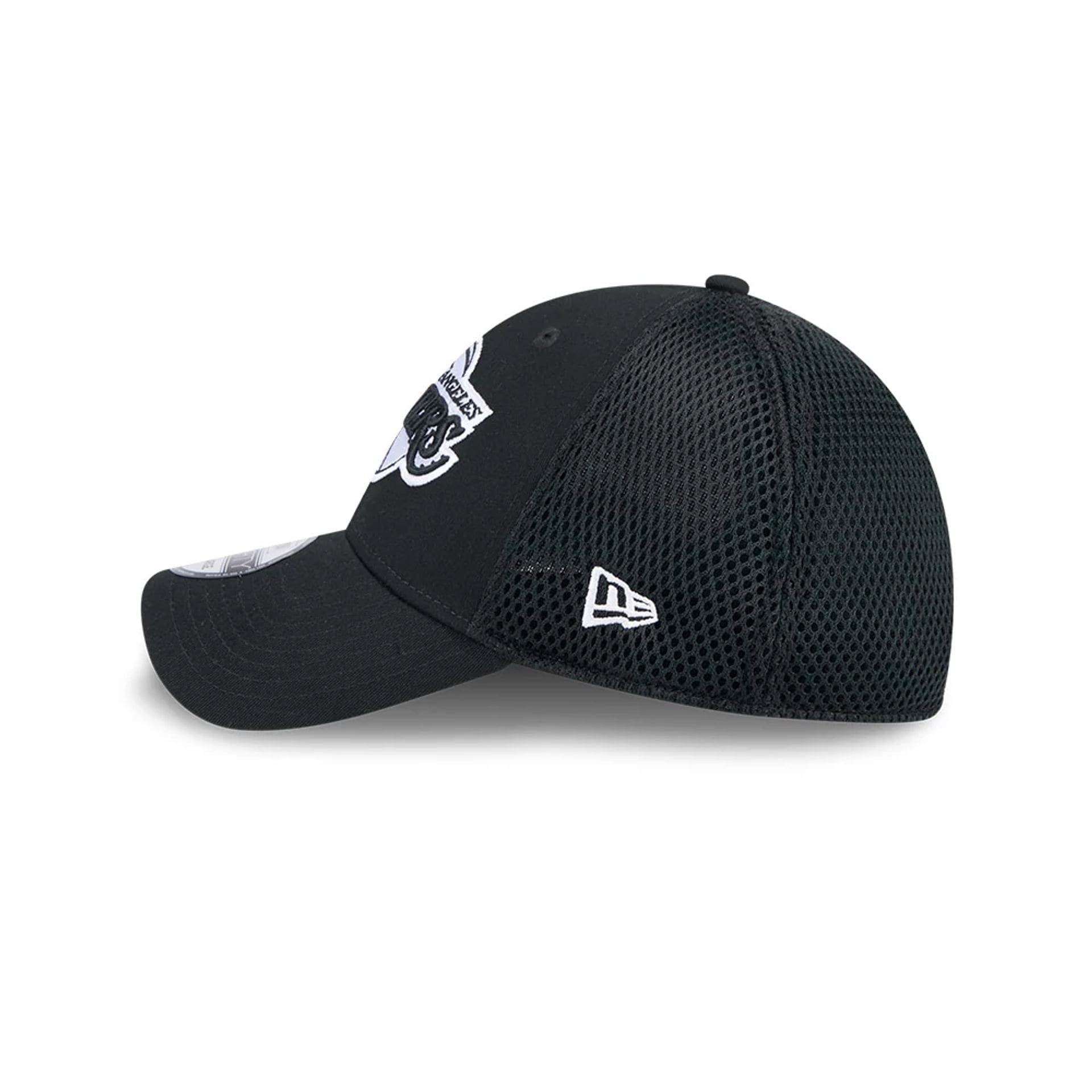 Pictured is this NBA Evergreen Neo LA Lakers 39THIRTY Stretch Fit cap in black. 6