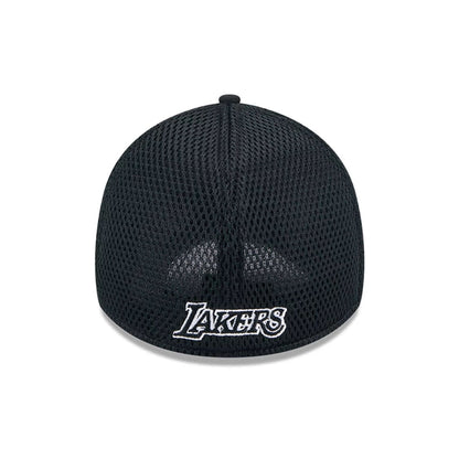 Pictured is this NBA Evergreen Neo LA Lakers 39THIRTY Stretch Fit cap in black. 2