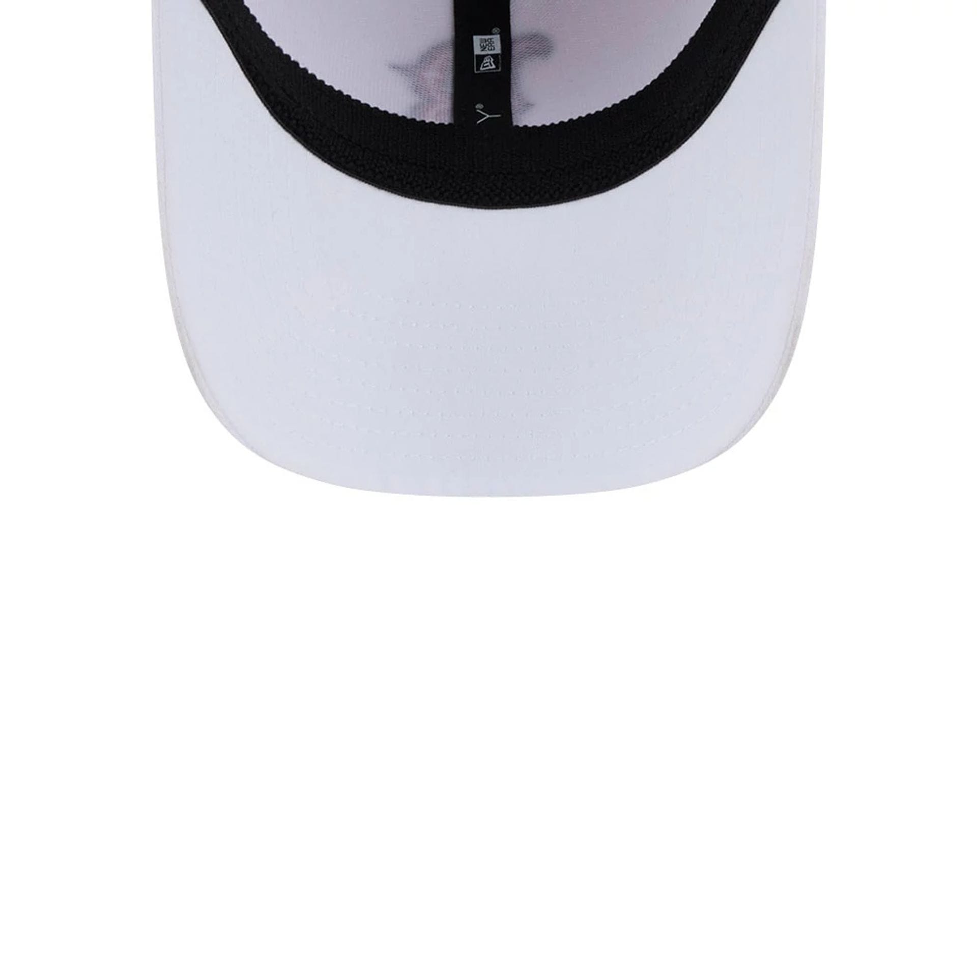 Pictured is this MLB Evergreen Boston Red Sox 39THIRTY Stretch Fit cap in white. 7