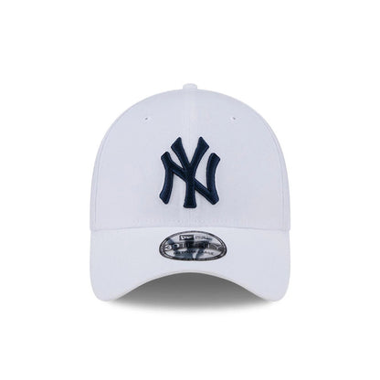 Pictured is this MLB Evergreen New York Yankees 39THIRTY Stretch Fit cap in white. 2