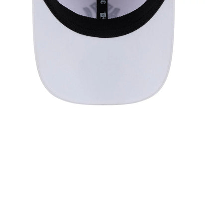 Pictured is this MLB Evergreen New York Yankees 39THIRTY Stretch Fit cap in white. 7