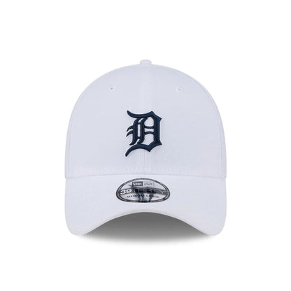 Pictured is this MLB Evergreen Detroit Tigers 39THIRTY Stretch Fit cap in white. 2