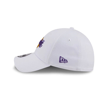 Pictured is this NBA Evergreen LA Lakers 39THIRTY Stretch Fit cap in white. 4