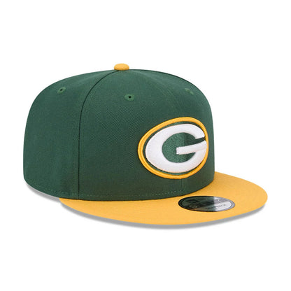 Pictured is this NFL Evergreen Green Bay Packers 9FIFTY Snapback cap in dark green. 4