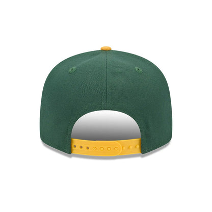 Pictured is this NFL Evergreen Green Bay Packers 9FIFTY Snapback cap in dark green. 7