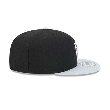 Pictured is this NFL Evergreen Las Vegas Raiders 9FIFTY Snapback cap in black. 5