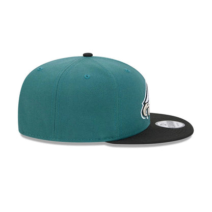 Pictured is this NFL Evergreen Philadelphia Eagles 9FIFTY Snapback cap in dark green. 6