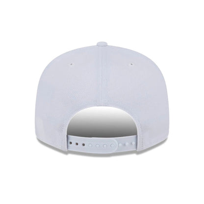 Pictured is this MLB Evergreen Boston Red Sox 9FIFTY Snapback cap in white. 7