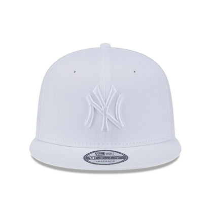 Pictured is this MLB Evergreen New York Yankees 9FIFTY Snapback cap in white. 3