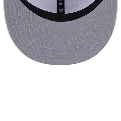 Pictured is this NFL Evergreen Las Vegas Raiders 9FIFTY Snapback cap in white. 2