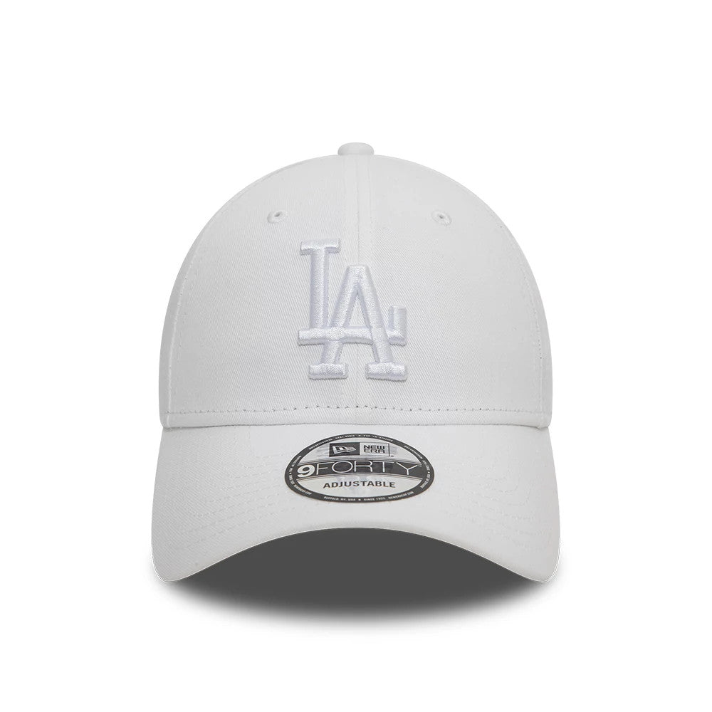 This is a LA Dodgers League Essential White 9FORTY Adjustable Cap 6