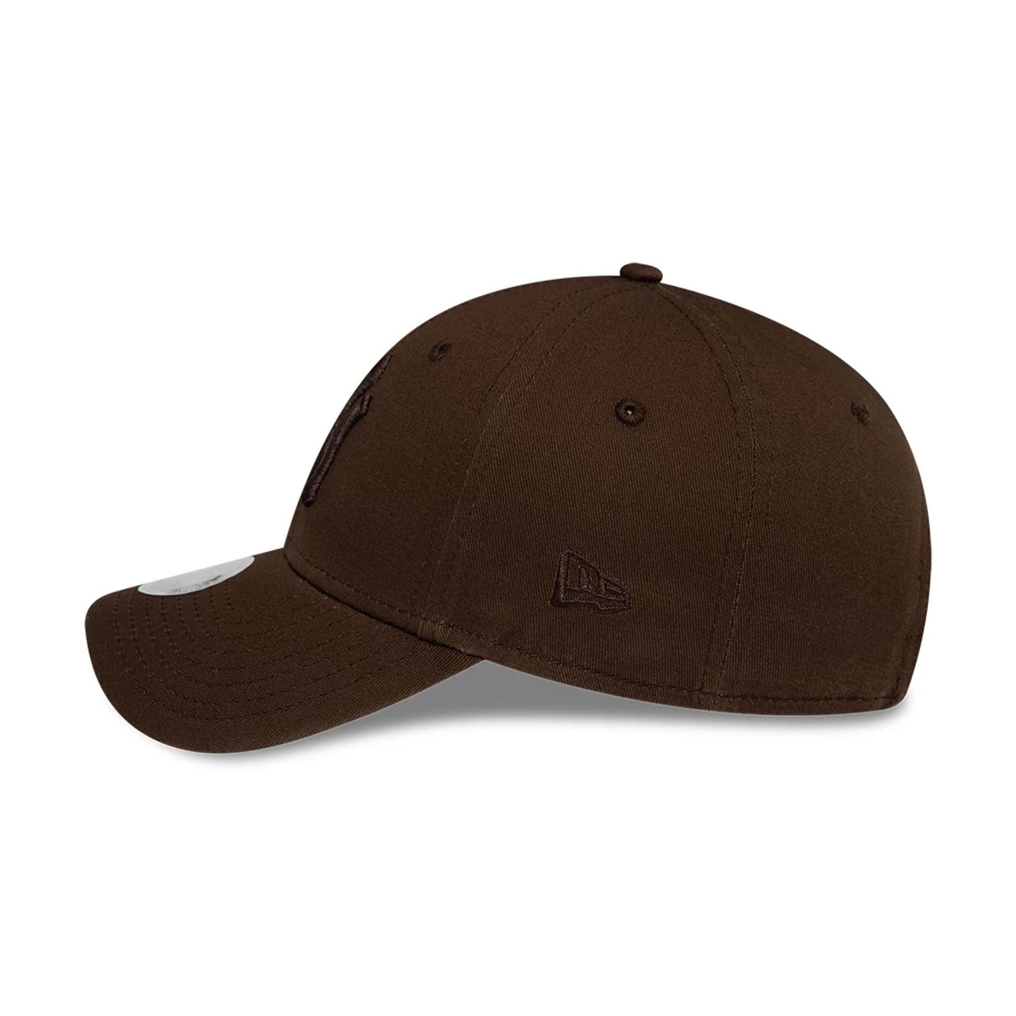 This is a New York Yankees Womens League Essential Dark Brown 9FORTY Adjustable Cap 6