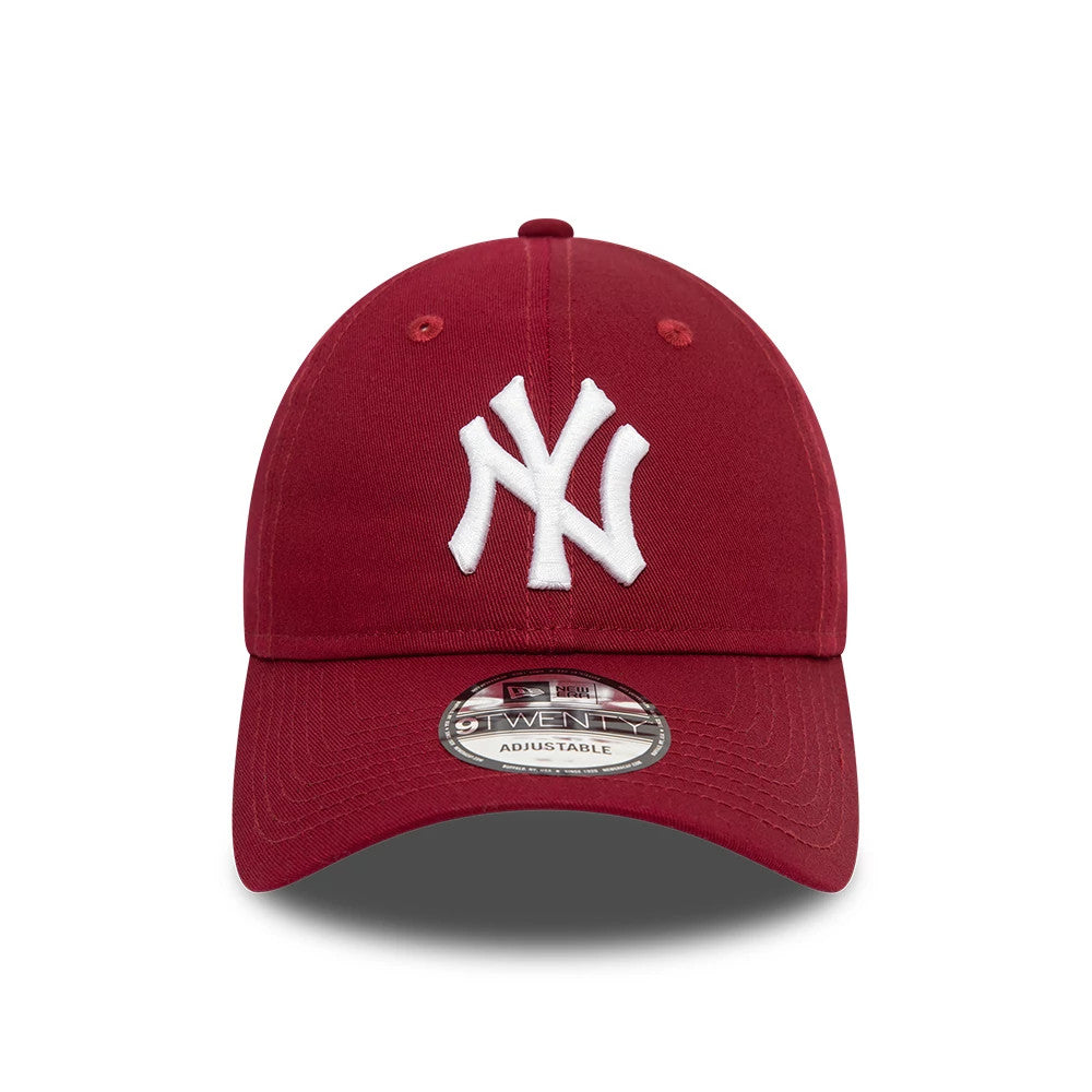 This is a New York Yankees League Essential Dark Red 9TWENTY Adjustable Cap 4