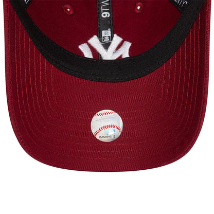 This is a New York Yankees League Essential Dark Red 9TWENTY Adjustable Cap 3