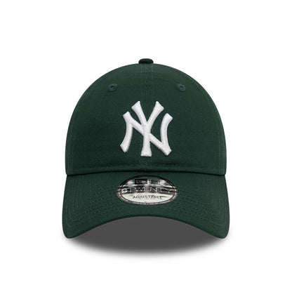 This is a New York Yankees League Essential Dark Green 9TWENTY Adjustable Cap 2