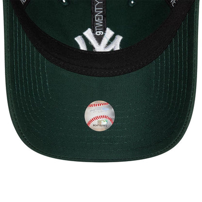 This is a New York Yankees League Essential Dark Green 9TWENTY Adjustable Cap 6