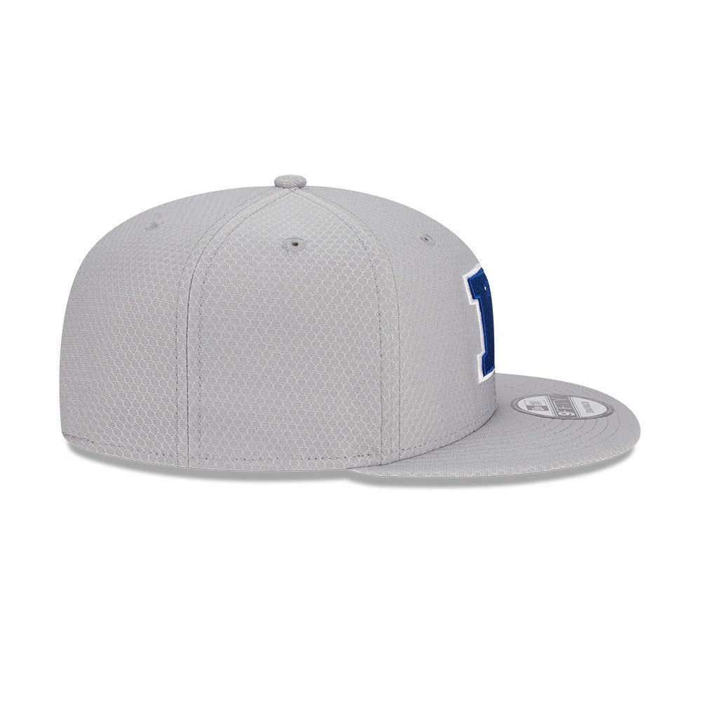 Pictured is this NFL Pro Bowl 2025 NFC Logo 9FIFTY Snapback Adjustable cap in grey. 5