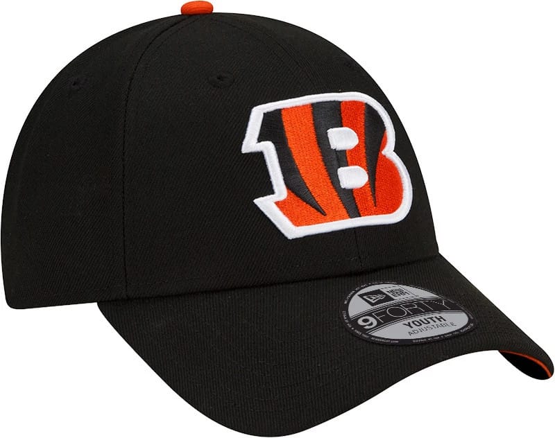 This is a Cincinnati Bengals Youth NFL The League Black 9FORTY Adjustable Cap 7