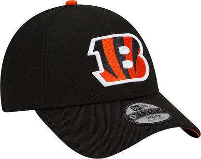 This is a Cincinnati Bengals Youth NFL The League Black 9FORTY Adjustable Cap 7