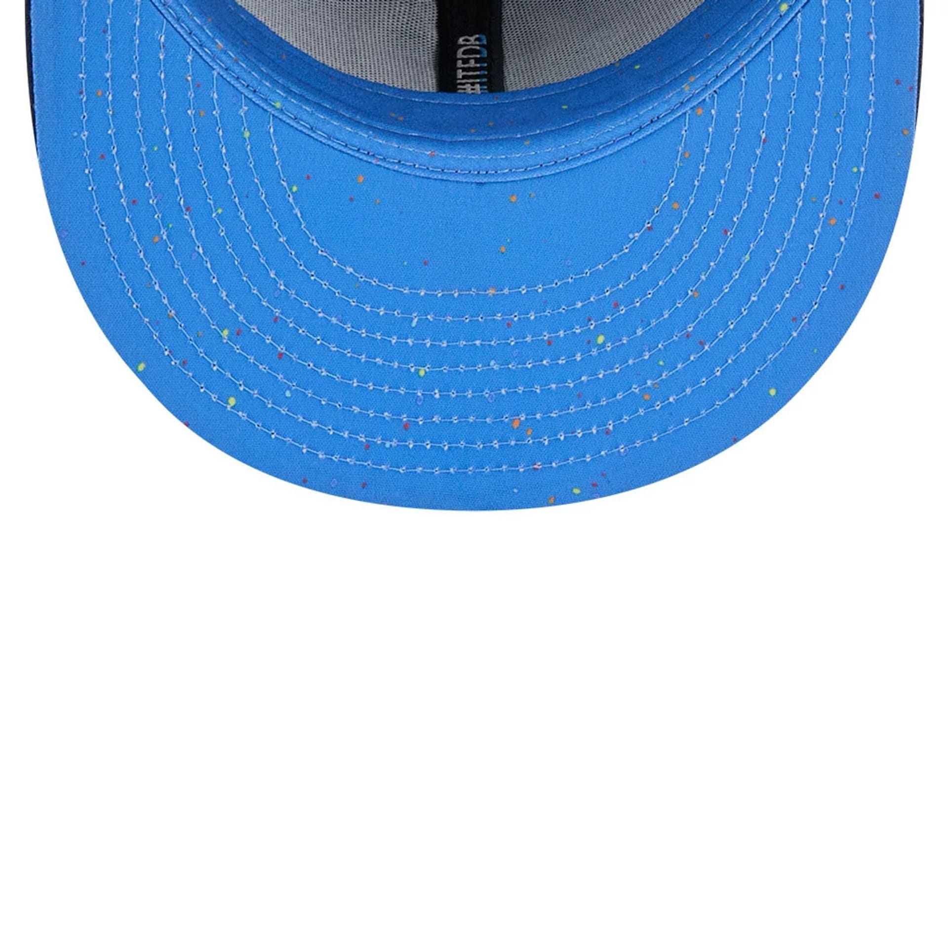 This is a LA Dodgers MLB City Connect 2025 Dark Blue 59FIFTY Fitted Cap 2