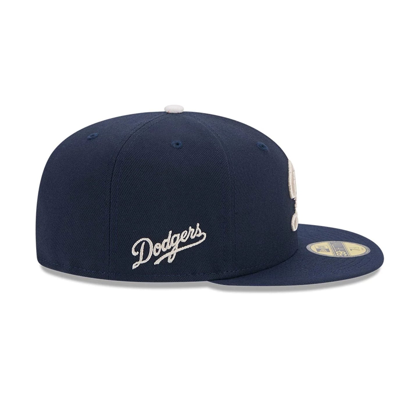 This is a LA Dodgers MLB City Connect 2025 Dark Blue 59FIFTY Fitted Cap 5