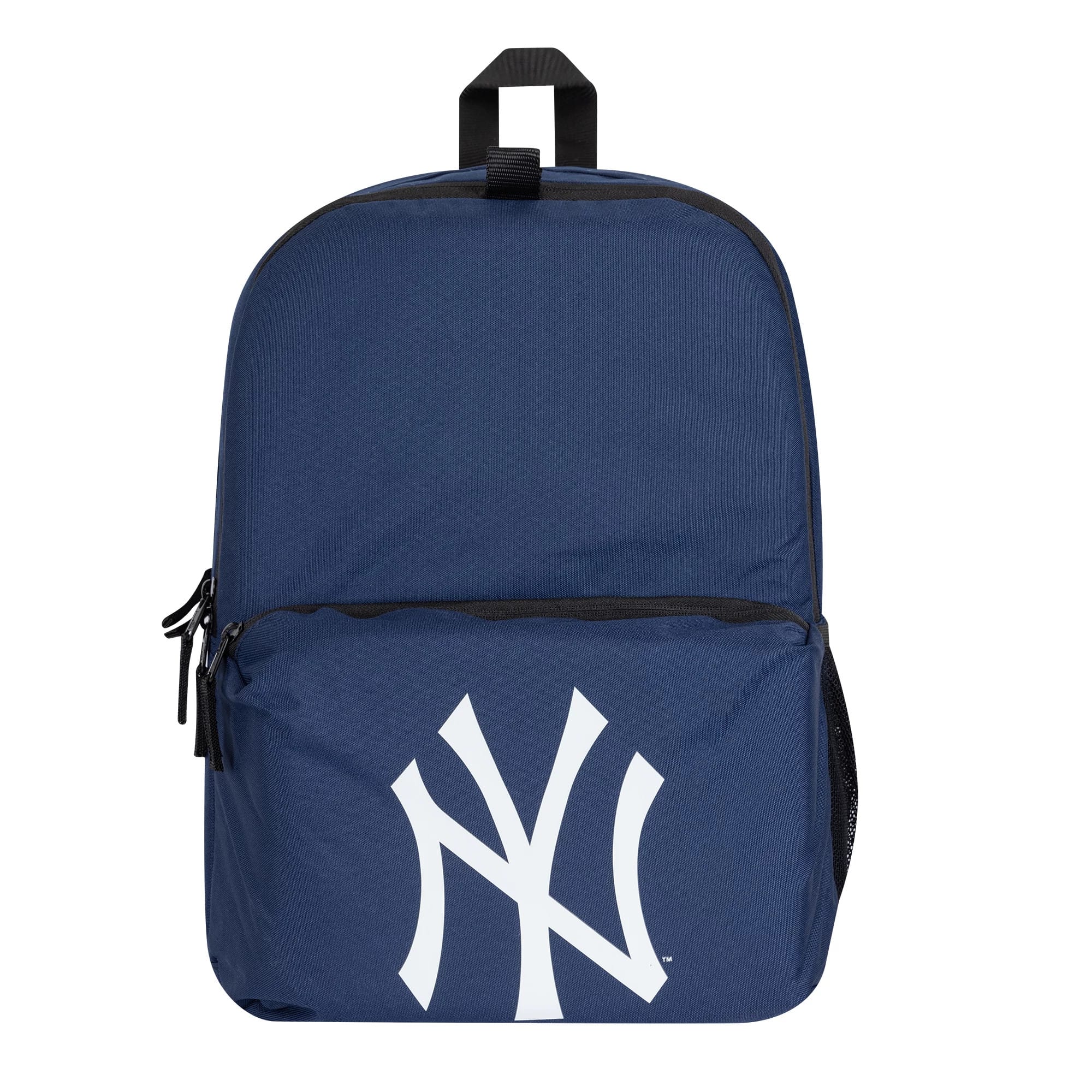 This is a New York Yankees MLB Multi Compartment Navy Stadium Backpack 2