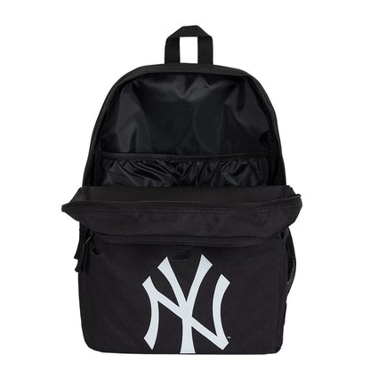 This is a New York Yankees MLB Multi Compartment Black Stadium Backpack 4