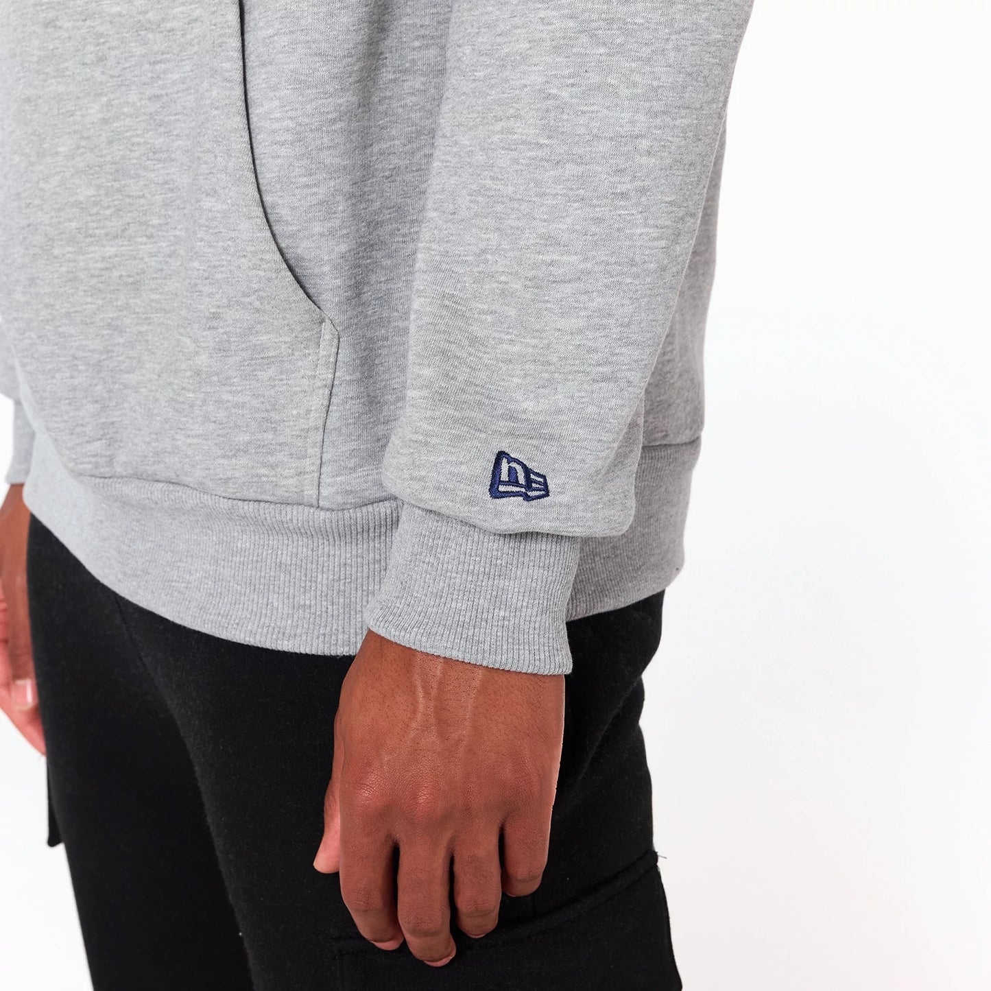 The Male model is wearing Dallas Cowboys NFL Grey Pullover Hoodie 6